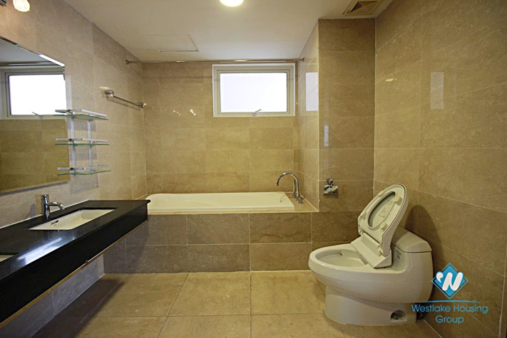 Spacious well finished apartment for rent in Ciputra, Tay Ho